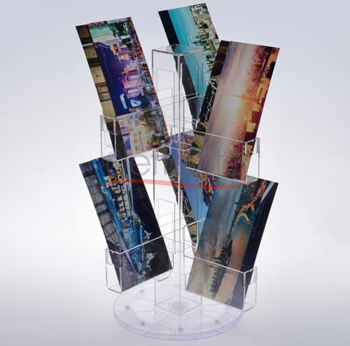 迪多-旋轉名信片展示架